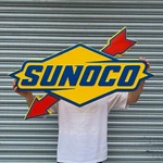 Sunoco 3D Embossed Light Box Led Wall Sign Garage Gasoline Car Vintage & Oil. Fixed Price $288.81.