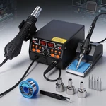 Silverflo 750W 2IN1 Soldering Iron Hot Air Gun Rework Station. Fixed Price $65.99.
