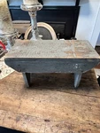 Aafa Antique Wooden Step Riser Footstool Primitive Decor Original Blue. Fixed Price $195.00.