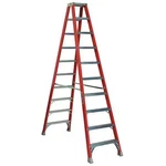 Louisville FM1510 Ft Fiberglass Twin Stepladder, 300 Lb Capacity. Fixed Price $541.99.