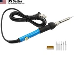 Lby Electric Soldering Iron Kit, (60W,110V) Adjustable Temperature Blue. Fixed Price $14.76.
