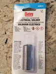 New Oatey Electrical Solder 1 Oz. 40/60 Rosin Core (40% Tin 60% Lead). Fixed Price $7.00.
