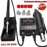 Ilibilib 600W Rework Soldering Iron Station Smd Tool Digital Display Safe. Fixed Price $43.39.
