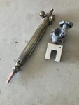 Used Victor MT210 Cutting Torch With Mounted Rack And Geared. Fixed Price $349.00.