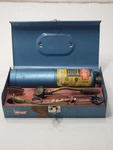 Vintage Bernzomatic Propane Blow Torch Kit Pencil Flame Burner Metal Case. Fixed Price $39.99.