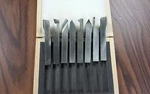 3/8" Shank 8PCS/SET Solid Hss Tool Bits Offset Cranked Turning #Z-2662-2003-NEW. Fixed Price $46.00.