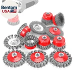 12 Pack Wire Wheel For Angle Grinder, 6PCS 4 Brushes, 3 Cup. Fixed Price $49.00.