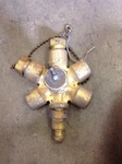 Western Enterprises Brass Manifold Block Assembly MB-70 CGA-580 Argon Etc. Fixed Price $40.00.