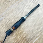 No. 35D Mighty Mite Wood Handle Soldering Iron Watts Harmic Mfg Co. 57" Cord. Fixed Price $12.95.