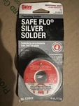Oatey 530622 Safe Flo 1/4 Pound Silver Solder. Fixed Price $14.89.
