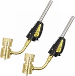 2 Pack Torch Swirl Tips Map Pro Lp Gas Self Lighting 360 Swivel Brazing Head Kit. Fixed Price $75.99.