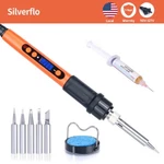100W Electric Soldering Iron Tool Set Adjustable Temp Fast Heat With Wire. Fixed Price $16.99.