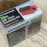 1/4" Steel Metal Letter & Number Set Kit Tool Wood Punch Stamping Case New. Fixed Price $39.00.