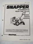 Snapper Parts Manual Intermediate Rear Tine Tiller Model NIR5003B. Fixed Price $15.95.