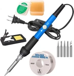 Soldering Iron Kit Wire, Adjustable Temperature Welding Tools. Fixed Price $17.99.