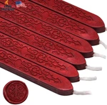 Telosma 6PCS Blood Red Sealing Wax Sticks With Wick, Suitable For Envelope, Invi. Fixed Price $10.33.
