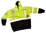 Utility Pro High Vis Size 2X Full Zip Hooded Jacket Ansi Class 3 UHV425X Blk/yl. Fixed Price $39.99.