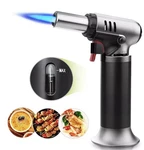 Homitt Butane Torch W/fuel Gauge, Refillable Soldering Cooking Lighter. Fixed Price $16.80.
