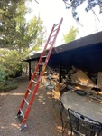 Werner 12 Ft Straight Fiberglass D-rung Ladder Local Pick-up In Pleasant Hill. Fixed Price $95.00.