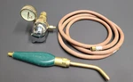Vintage Weldit Turner 710A Acetylene Regulator B-tank Torch & Hose Set. Fixed Price $42.99.
