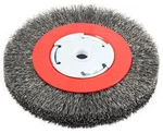 Forney 72750 Wire Bench Wheel Brush, Narrow Face Coarse 6-INCH-BY-.014-INCH. Fixed Price $28.26.