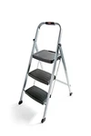 Rubbermaid RM-3W 3-STEP Stool Ladder, Silver. Fixed Price $84.39.