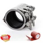 Kodilin 2" Pipe Repair Clamp Kit Stainless Steel Leak Seal. Fixed Price $48.99.