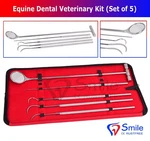Smile England Equine Dental Mirror Scaler Probe Explorer Veterinary Kit / Set Uk. Fixed Price $49.55.