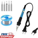 60W Adjustable Soldering Iron 110V/220V Electric Welding Tool 200 450. Fixed Price $9.79.