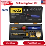 Iroda Solderpro 90K Professional Butane Soldering Iron Kit Cordless 3-IN-1 Tool. Fixed Price $57.04.