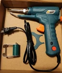 Solder Gun HB-799, Lightweight, One-hand Operation, Alloy Tip, Ss Cover, New. Fixed Price $12.99.