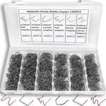 1400PCS Plastic Welding Kit, Welder Staples, With Storage Box,. Fixed Price $19.50.