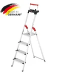 Hailo L60 4-STEP Aluminum Folding Stool Ladder With Multipurpose Tray. Fixed Price $206.18.