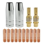 Mig Welder MB15 Ak Welding Gun Accessory Kit 14 Pcs Contact Tip .024'' 0..... Fixed Price $15.64.