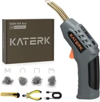 Katerk Cordless Plastic Welder 400 Staples Included, 3-TEMPERATURE Settings,. Fixed Price $73.37.