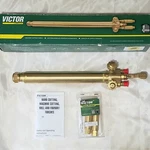 Victor MT210 Long Barrel Machine Cutting Torch & FB-1 Flash Arrestor Pipe Bevel. Fixed Price $669.00.