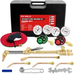 Medium Duty Oxy Acetylene Torch Kit - Cutting, Welding, Brazing With Heating Noz. Fixed Price $265.26.