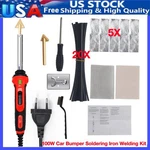 100W Car Bumper Repair Electric Soldering Iron Stapler Leather Welding Kit. Fixed Price $21.79.