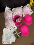 Lot Of 7 New Jackson Safety 20403 Charger Hard Hat Point Ratchet Cap Neon Pink. Fixed Price $108.80.