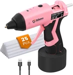 Cordless Hot Glue Gun, 15S Fast Preheating 5AH Built-in Battery Melt. Fixed Price $34.95.