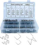 1200PCS Car Plastic Welding Kit, Different Shapes 0.6 0.8MM Hot Staples Welder. Fixed Price $15.99.