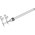0742ED0616H/SB Welding Removal Tip 79.25MM Ersadur Coating 1PC. Fixed Price $79.17.