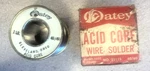 New Oatey 21115 Leaded Acid Core Solder, Lb Spool Made In Usa Stock Good. Fixed Price $22.00.
