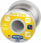 Lb Worthington 331866 1/8" Diam Lead Free Solder, 97% Tin/copper, 3% Urea Core. Fixed Price $115.37.