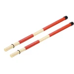 Meccanixity Bamboo Rods Brushes Hot Drumsticks 40CM, Red. Fixed Price $20.99.