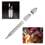 28G No Gas Lighter Blowing Safe Equipment Stainless Steel Camping Fire Tool. Fixed Price $16.99.