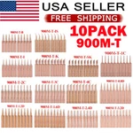 10X 900M-T Pure Copper Soldering Iron Tips Set Lead-welding Tool. Fixed Price $10.25.