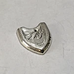 Sterling Silver & Metal 5/8 Hand Engraved Western Belt Tip (SS93) Read Disc. Fixed Price $50.00.