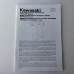 Kawasaki 19.2 Volt 2-SPEED Battery Operated Drill Instruction Manual 690075-1HR. Fixed Price $12.74.