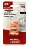 Lincoln Genuine KP2744-035T .035 Tapered Magnum Pro Contact Tips 10 Pk. Fixed Price $27.00.